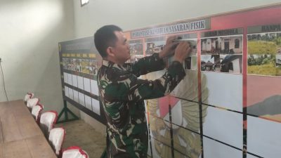 Posko TNI Manunggal Membangun Desa (TMMD) Ke-129 Kodim 0416/Bungo Tebo Jadi Pusat Kendali dan Informasi TMMD TA 2026