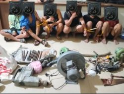 Digerebek Saat Menggali Emas, Enam Penambang Ilegal Metode “Lubang Jarum” Diamankan Satreskrim Polres Bungo