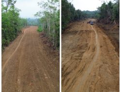 Jalan TMMD Sepanjang 2,6 Kilometer di Desa Tanjung Agung Rampung 100 Persen